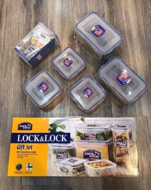 Bộ hộp nhựa tủ lạnh lock&lock 50 món