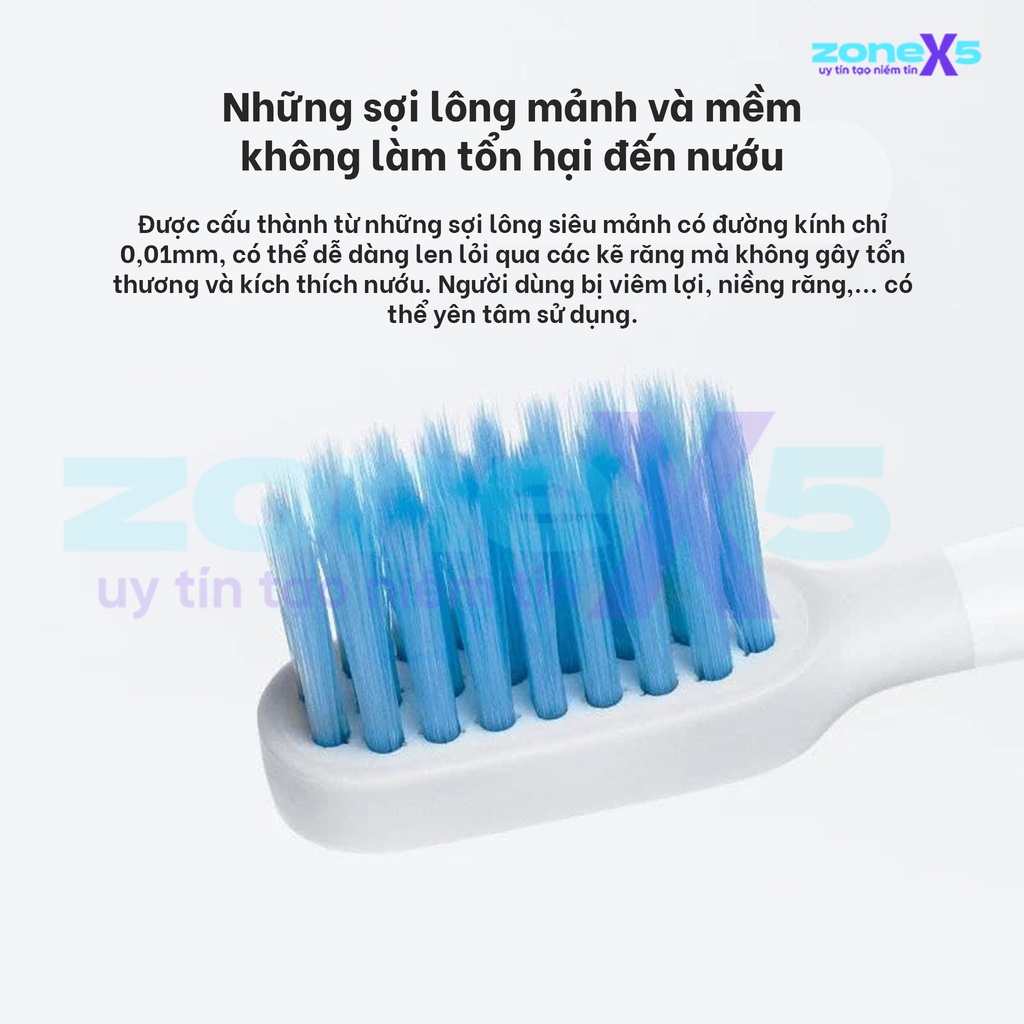 Đầu bàn chải thay thế cho bàn chải điện Xiaomi Mijia T100, T200, T300, T500, T700