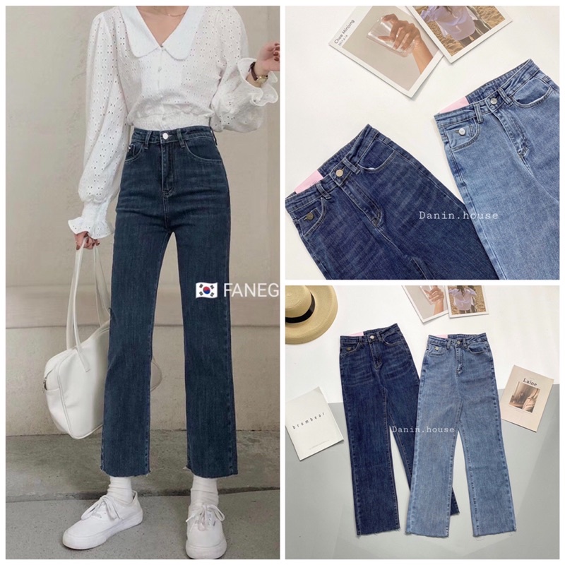 QUẦN JEAN ỐNG ĐỨNG 3691 STYLE HÀN QUỐC