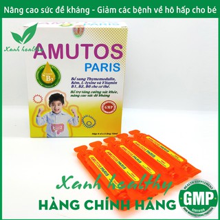 Siro tăng cường sức đề kháng  AMUTOS Paris - tăng cường miễn dịch,  cho trẻ em Hàng chính hãng