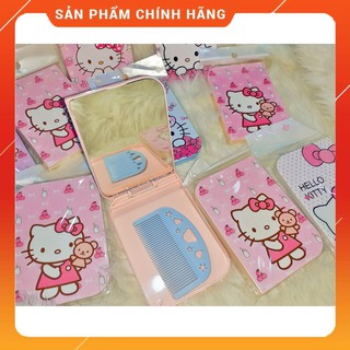 Bộ gương + lược Mèo Kitty