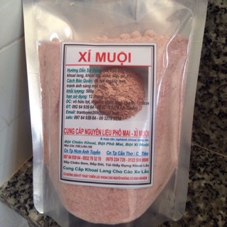 Bột xí muội - Bột xí muội dùng rắc trực tiếp lên sản phẩm, khoai lang lắc, khoai Tây, khoai môn , sake, bắp, chuối, lắc.
