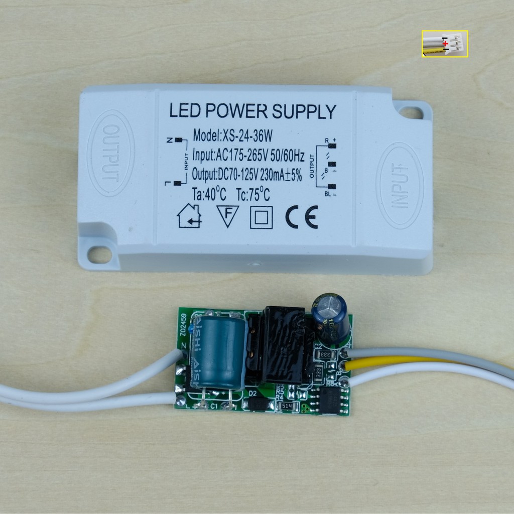 Chấn lưu đèn led 3 màu (led driver 7-60w) | BigBuy360 - bigbuy360.vn