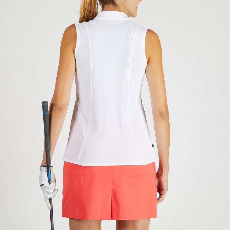 Áo Polo ngắn tay cho nữ chơi Golf trong thời tiết ấm áp Decathlon INESIS 900 big size &gt; 65kg