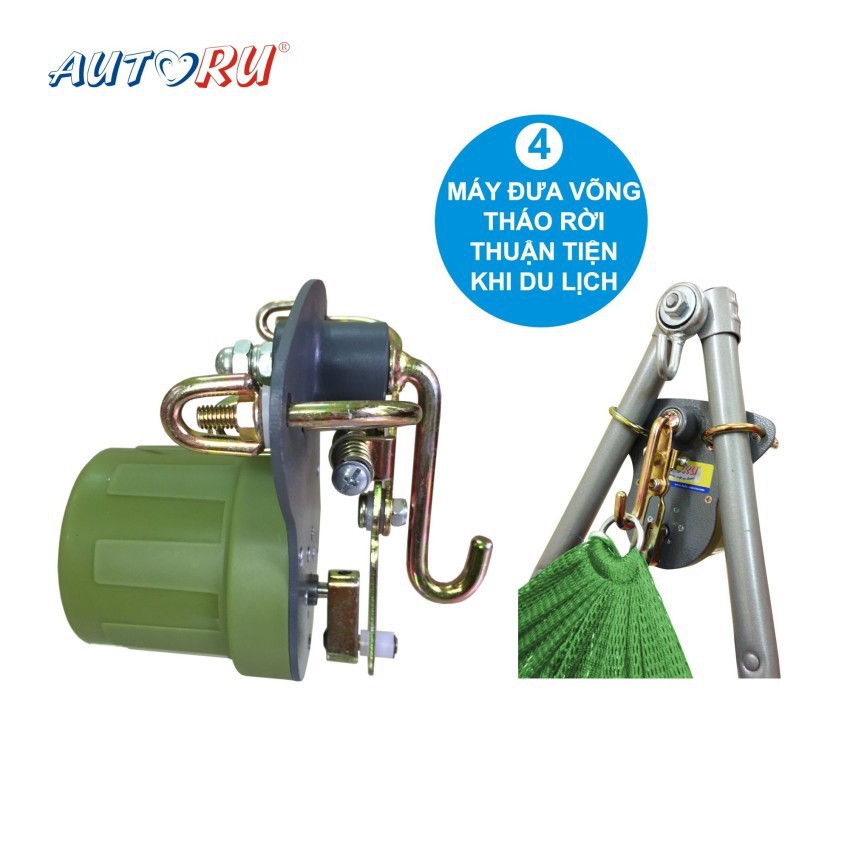Máy đưa võng Autoru E100 A85 sức đưa 100kg bảo hành tận nhà