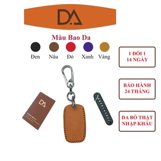 Bao da chìa khoá kia seltos 2021 2022, sonet luxury, premium logo kia mới handmade da thật