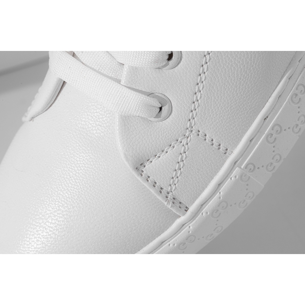 Giày nam thể thao sneaker màu trắng cổ cao cho học sinh phong cách Hàn Quốc 2022 - KHO GIÀY 68
