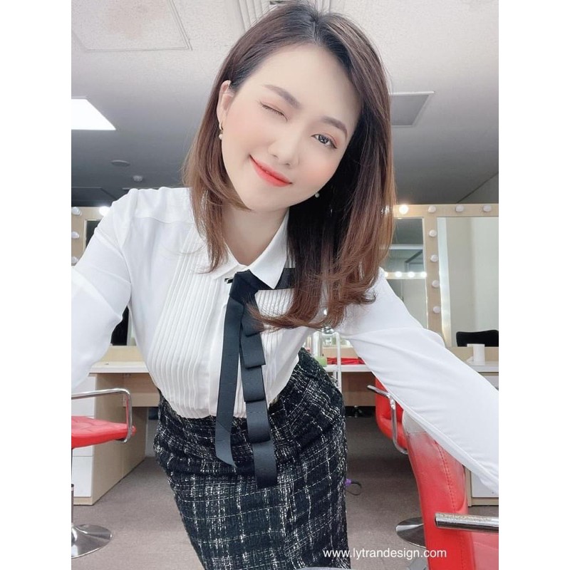SƠ MI CÔNG SỞ - ÁO CÓ NƠ - KẾT HỢP CHÂN VÁY QUẦN ÂU SIÊU ĐẸP - HOÈN SHOP | BigBuy360 - bigbuy360.vn
