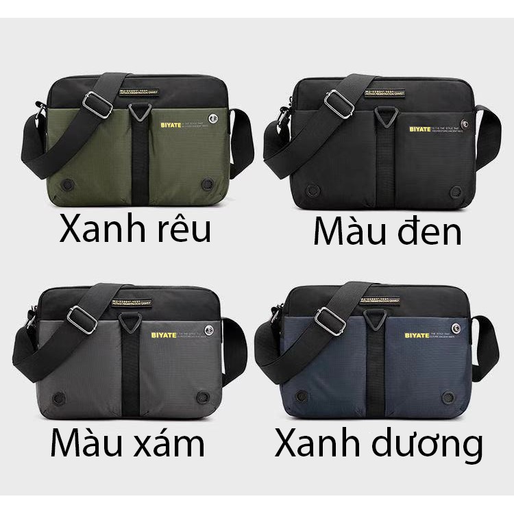Túi đeo chéo thời trang nhiều ngăn BIYATE