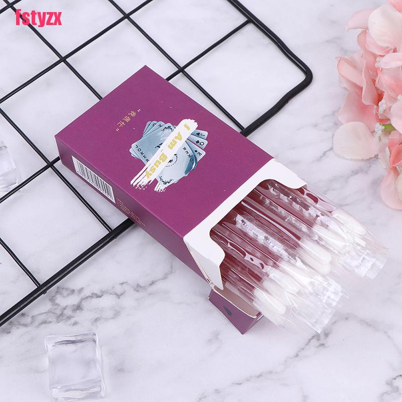 (Hàng Mới Về) Set 20 Hộp Đựng Son Môi Cotton Tiện Dụng