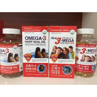 Dầu cá 3 - mega bổ sung DHA hộp 100 viên