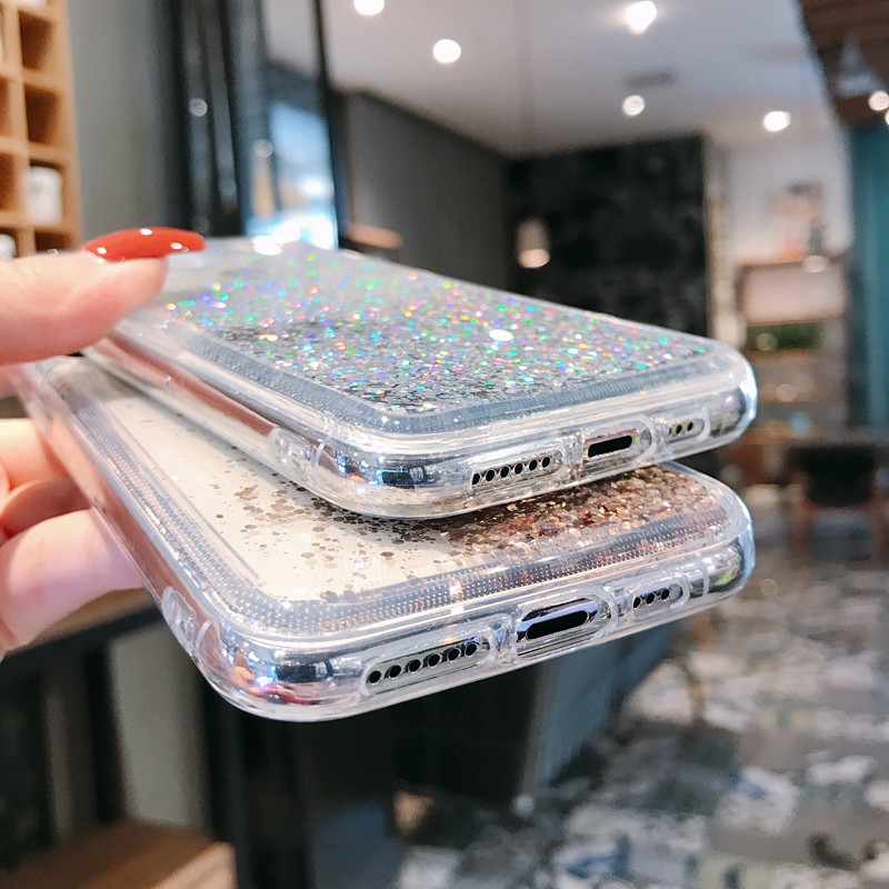 Ốp Điện Thoại TPU Mềm Kiểu Cát Chảy Lấp Lánh Cho iPhone 13 12 Pro Max 11 Pro Xs Max XR Xs X 8 7 6s 6 Plus 5s 5 SE