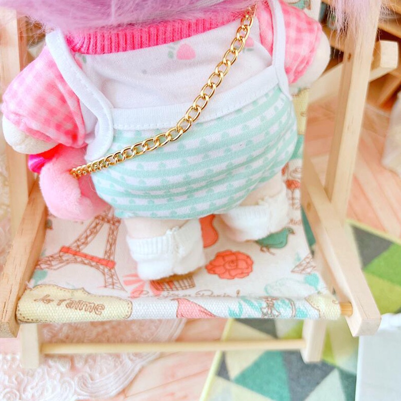 Set Búp Bê Hình Thỏ Đeo Túi 20cm Đáng Yêu