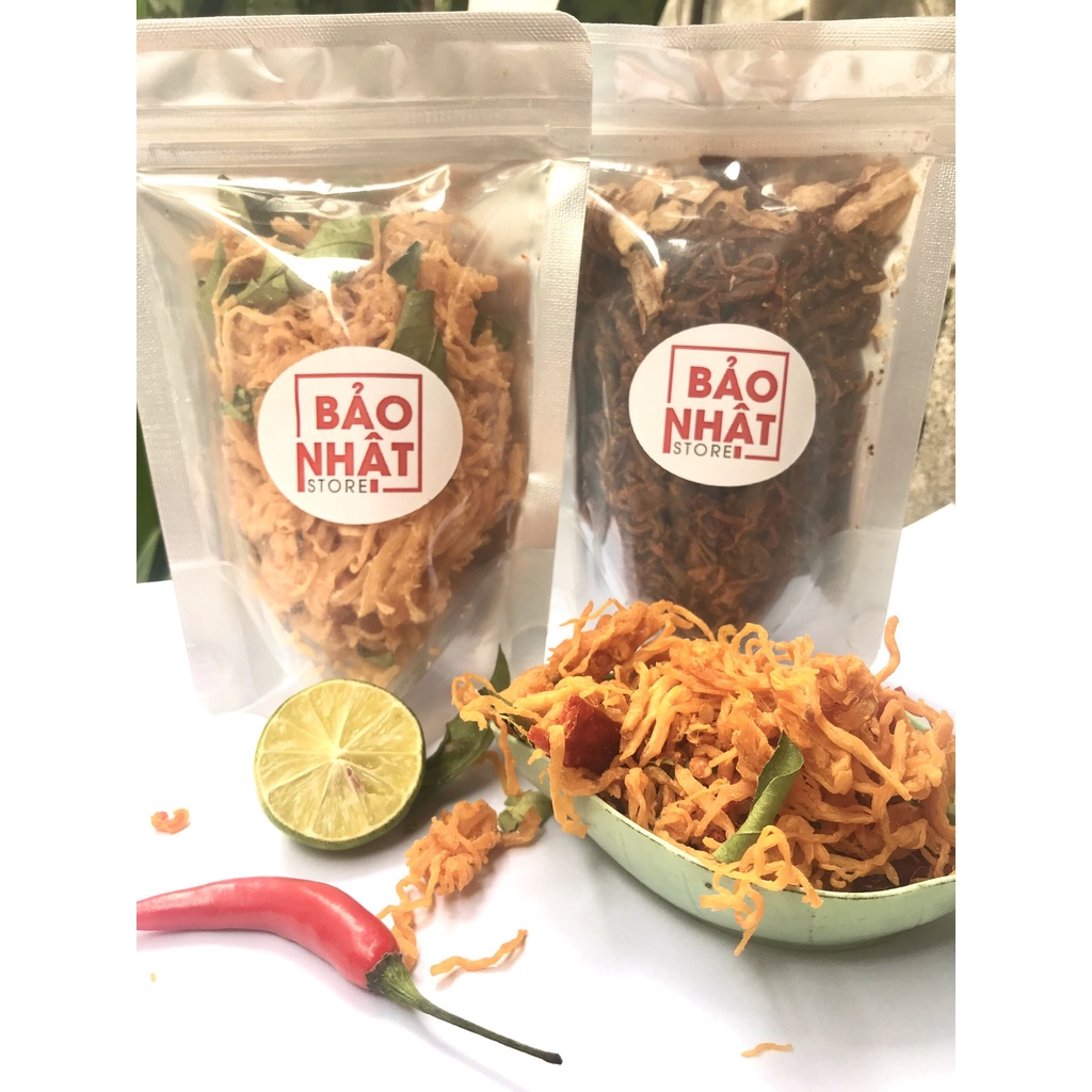 [COMBOSIEUSOC] 200GR Khô gà lá chanh & Khô heo cháy tỏi túi zip, đồ ăn vặt Việt Nam an toàn vệ sinh thực phẩm | BigBuy360 - bigbuy360.vn