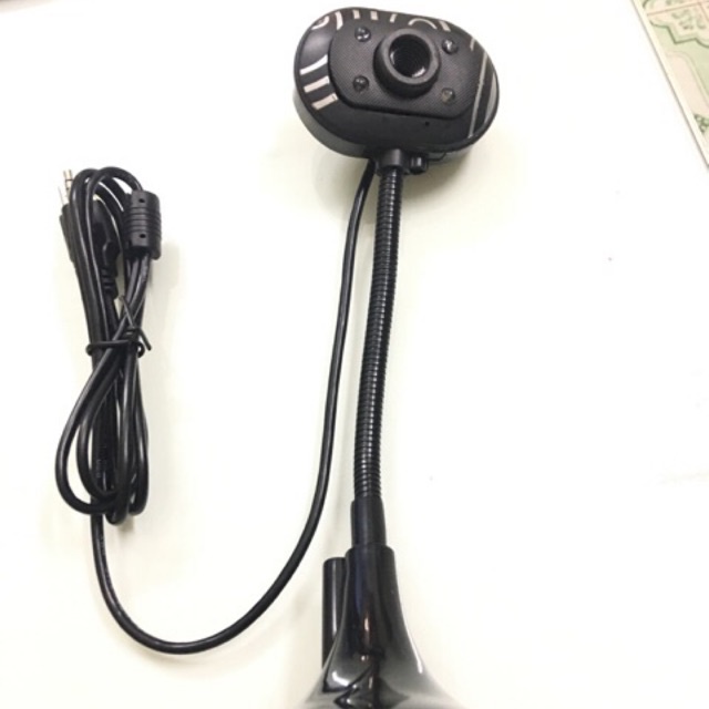 [Ảnh thật] Webcam chân cao có micro tiện dụng dành cho học online, họp văn phòng