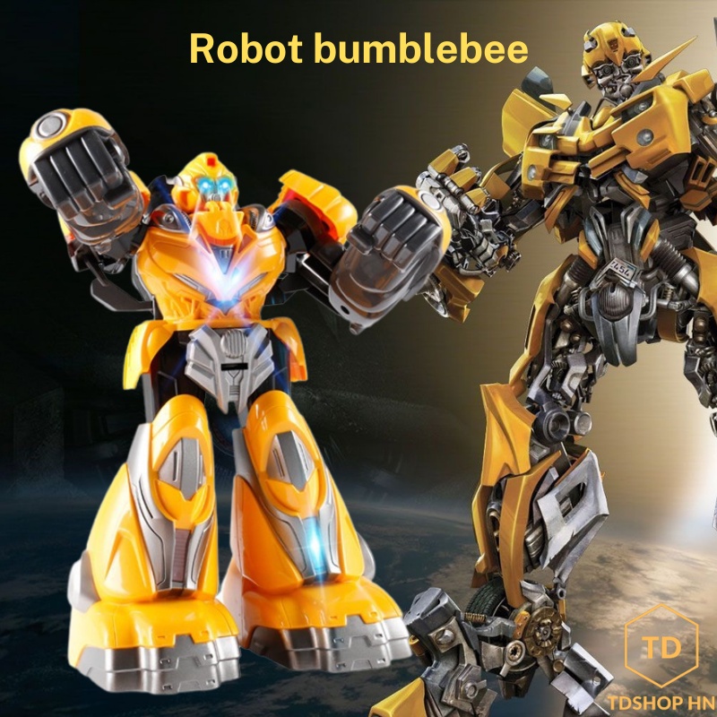 Robot đấm bốc điều khiển từ xa 2.4G cao cấp, Robot điều khiển từ xa chiến đấu có âm thanh và đèn led, tdshophn