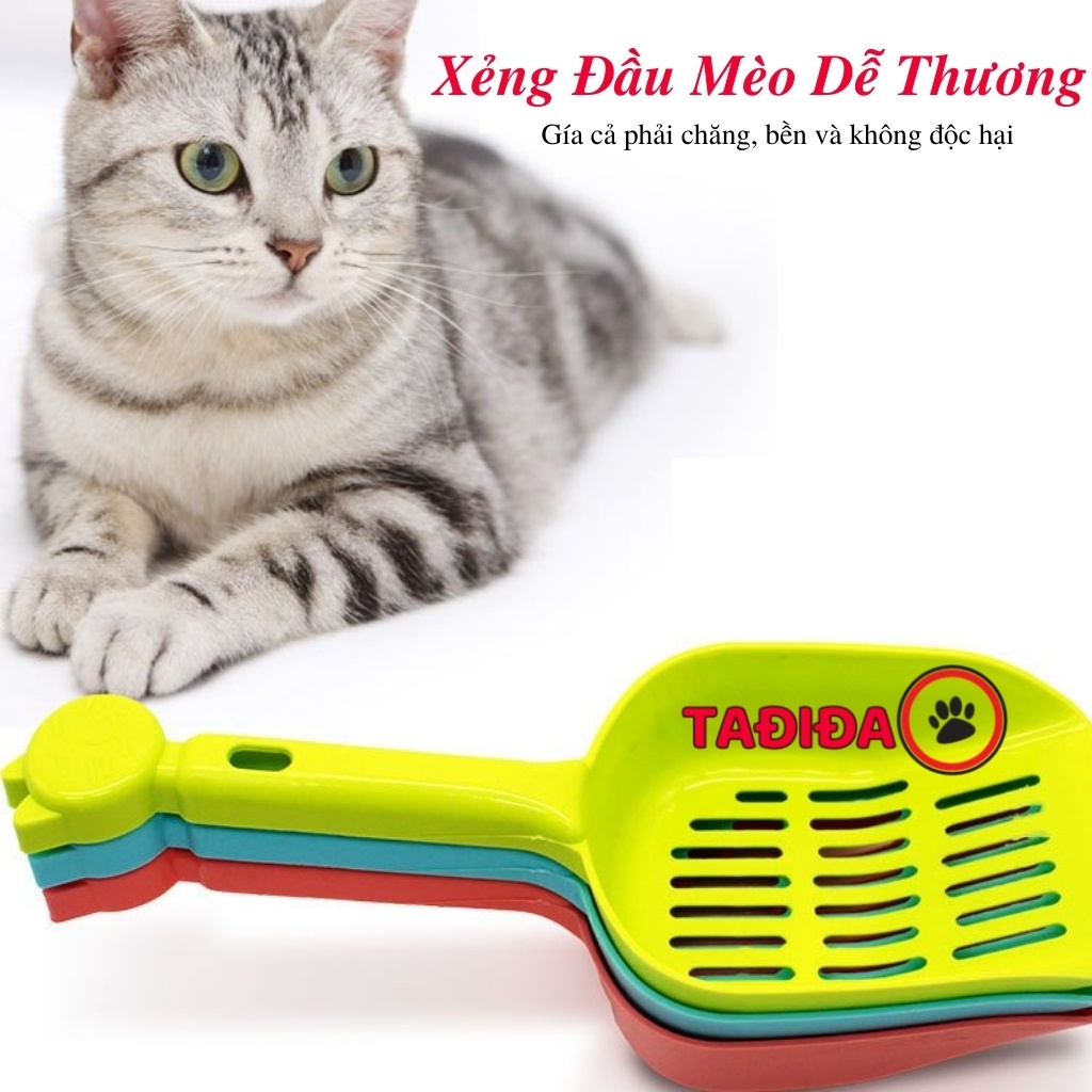 Xẻng xúc cát cho Mèo lỗ nhỏ , Phụ kiện vệ sinh cho Thú Cưng - Tadida Pet