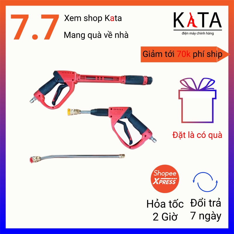 Súng rửa xe áp lực cao, tặng một béc phun góc RX19