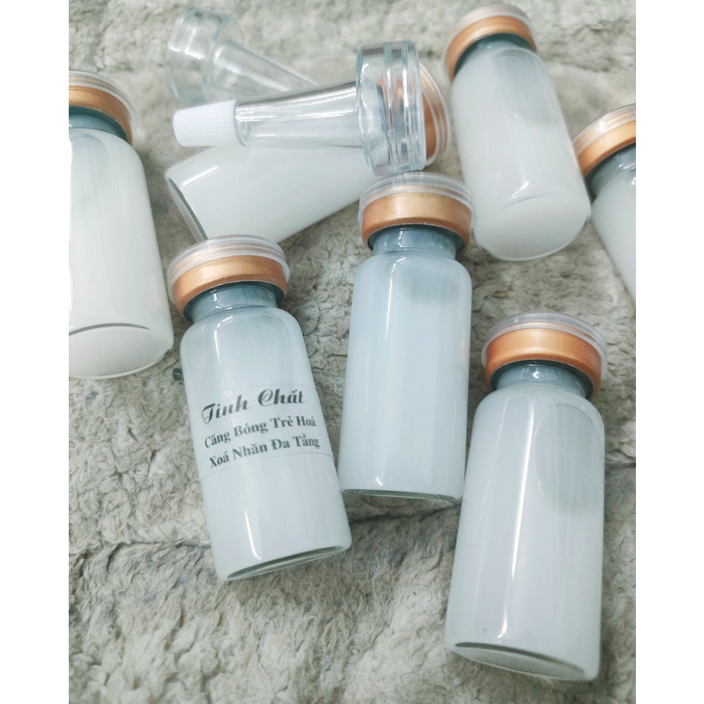 Tinh chất serum Collagen Tươi  siêu căng bóng sữa 10ml  Siêu tinh thể dưỡng chất giúp làn da căng bóng mượt mà
