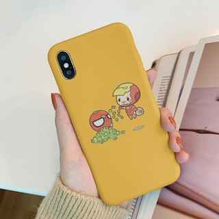 Ốp lưng điện thoại Iphone 6 plus Spider Man vs Iron Man mỏng thời trang