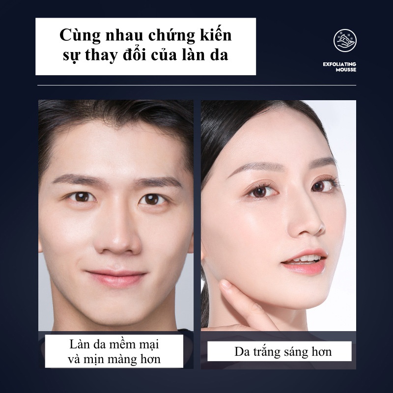 Chai tẩy tế bào chết cho nam 3 IN 1 làm sạch sâu da mặt, tẩy da chết, dưỡng ẩm, sáng da, thu nhỏ lỗ chân lông DNT110009