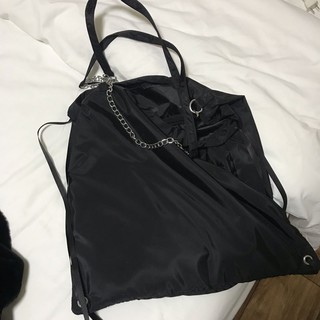 Túi xách kiêm ba lô dây rút ulzzang