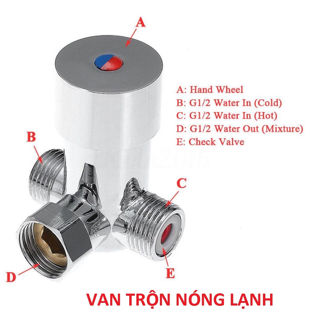 Vòi lavabo cảm ứng rửa tay dùng pin hoặc điện đồng thau