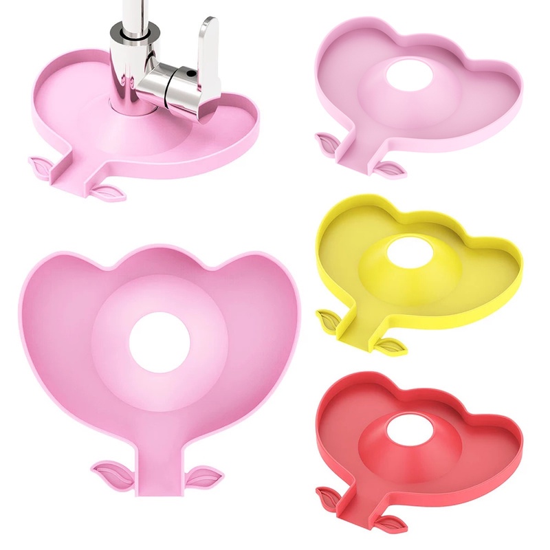 Tấm Đệm Silicon Mềm Gắn Vòi Nước Chống Bắn Nước Thông Dụng Cho Nhà Bếp