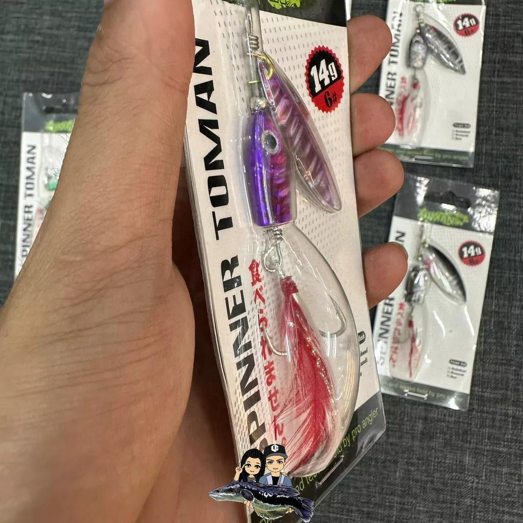 Mồi câu chuyên lure Spiner Toman