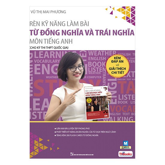 Sách - rèn kỹ năng làm bài từ đồng nghĩa và trái nghĩa