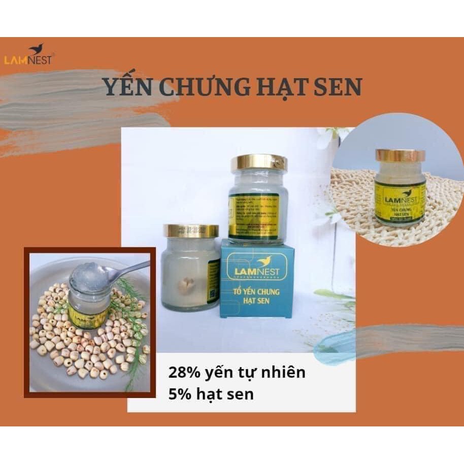 YẾN SÀO CHƯNG SẴN LAMNEST QUÀ BIẾU ( MUA 5 TẶNG 1 ) CHÍNH HÃNG