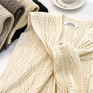 Áo choàng đan len lưới, Áo thuỷ thủ choàng, khăn choàng ghile vintage