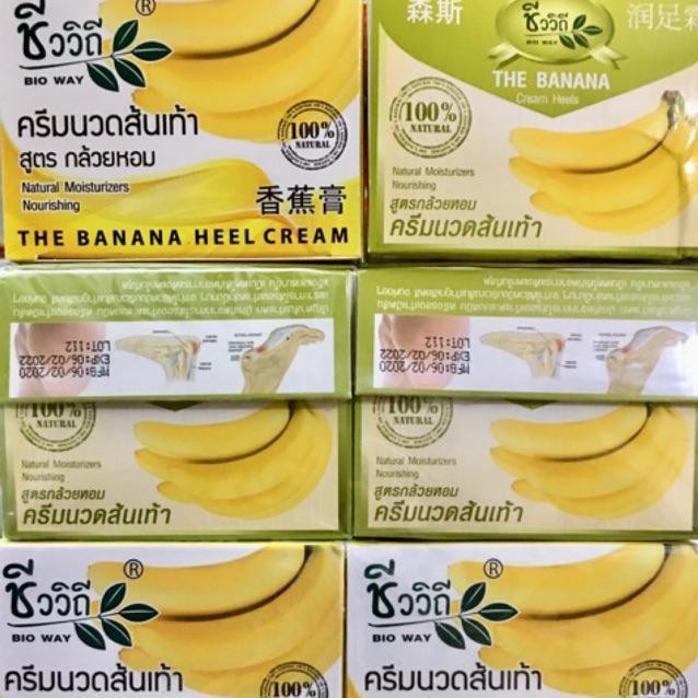 Kem Chuối The Banana Heel Cream Lành nứt gót chân Thái lan 30g