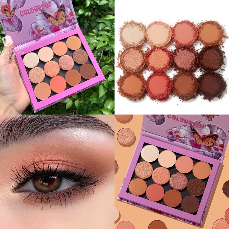 Bảng Phấn Mắt Colourpop Inner Peach