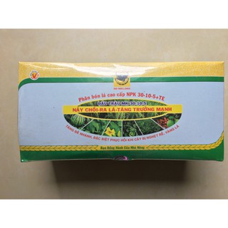 (Bán buôn) 1 hộp phân bón lá Đầu Trâu 30-10-5 (50 gói/ hộp) nhập khẩu-  chuyên dụng.