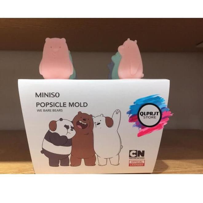 Khuôn Làm Kem Que Hình Gấu Xinh Xắn Theo Phong Cách Nhật Bản Miniso