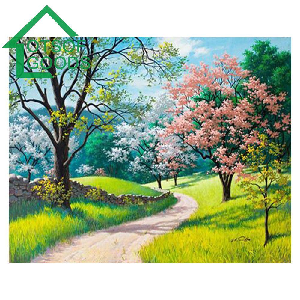 Tranh đính đá 5D tự làm hình phong cảnh độc đáo | BigBuy360 - bigbuy360.vn