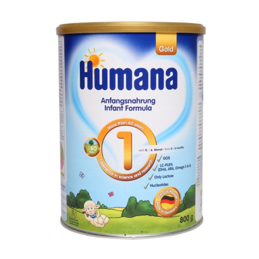 Sữa Humana Gold số 1 800 gr