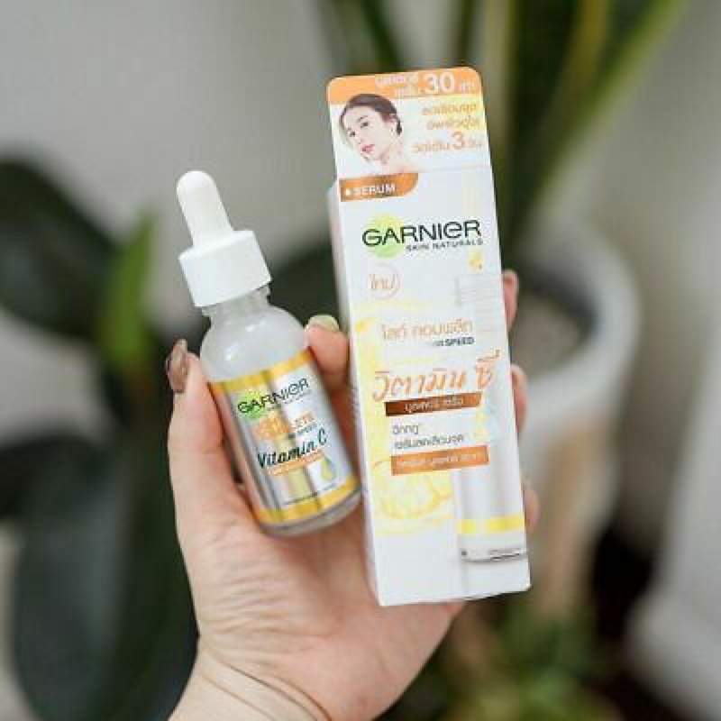 Tinh Chất Garnier Light Complete Speed Vitamin C Booster Serum Sáng Da &amp; Mờ Thâm 30ml