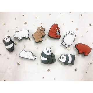 sticker gắn dép - ba anh em nhà gấu