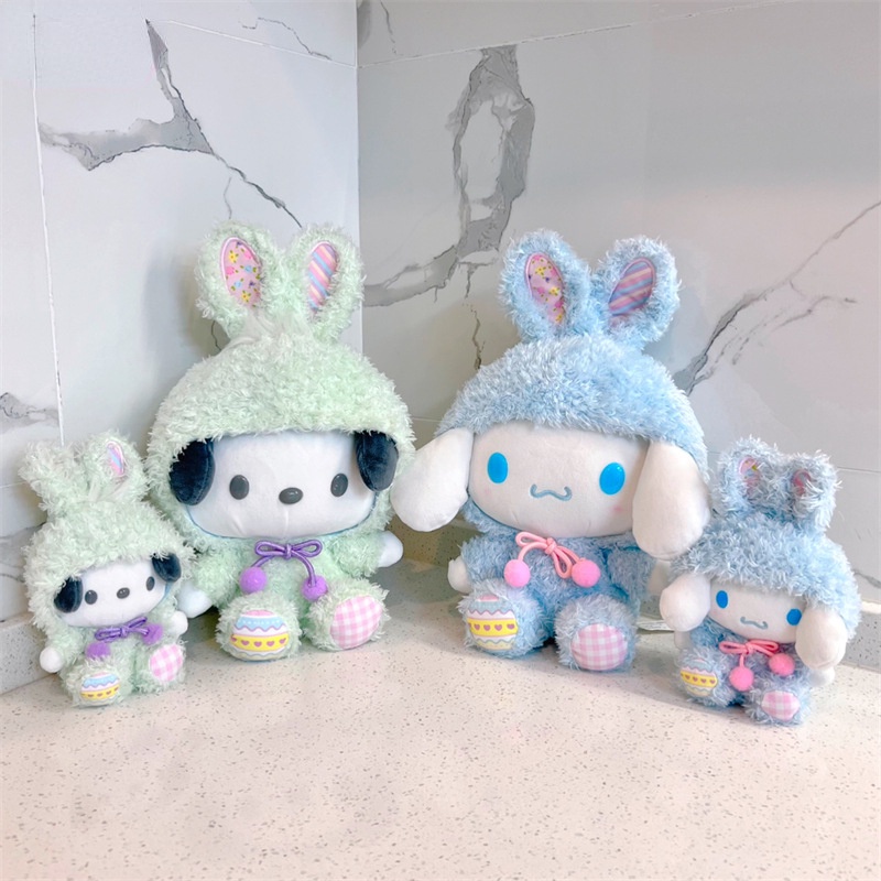 SANRIO  Kuromi My Melody Cinnamoroll Móc Khóa Thỏ Nhồi Bông Xinh Xắn Dễ Thương