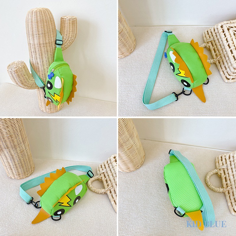 Túi Đeo Chéo Siêu Nhẹ Hình Khủng Long Dễ Thương Cho Bé