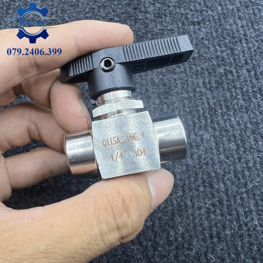 Van bi inox 304 gạt tay YFP 2N - van bi gạt 2 ngã inox 304