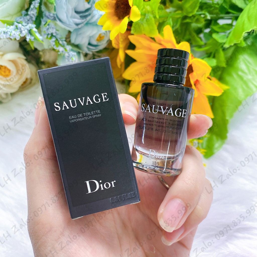 [Chính Hãng] Nước Hoa Nam Dior Sauvage 𝐄𝐃𝐓 10ml, Nước Hoa Mini Full box