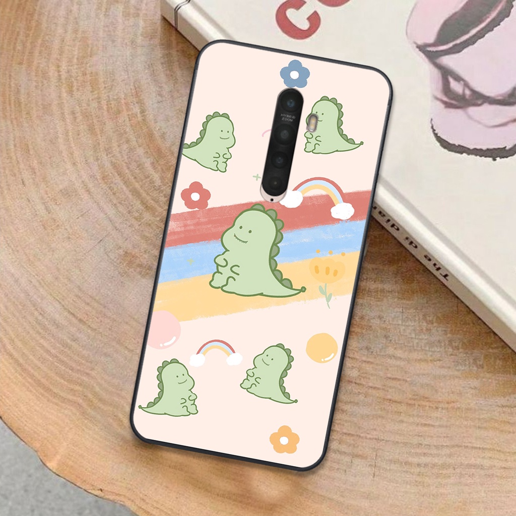 Ốp lưng Oppo Reno 2 - Reno 2F in hình khủng long cute