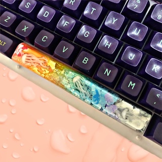 Nút bàn phím sứa biển / jelly fish resin keycap