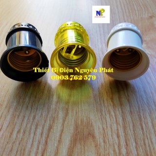 Đui đèn treo xoáy E27 (màu trắng, đen)