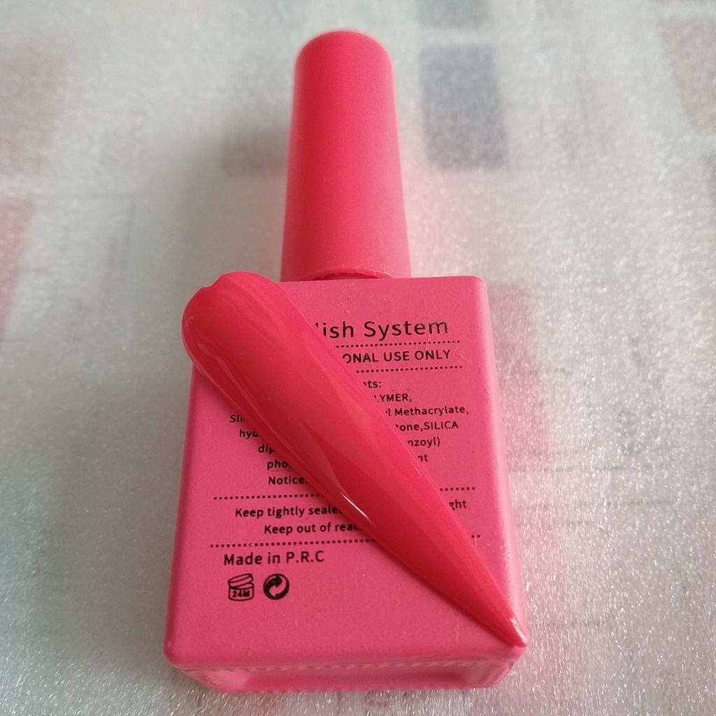 Sơn gel móng tay hơ đèn Gairriy chai15ml chăm sóc móng làm đẹp nail mi spa shop hoangnam