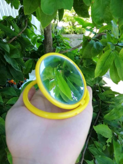 SALE LỖ 1 gương soi trang điểm mini bỏ túi đừơng kính 7cm giao màu ngẫu nhiên