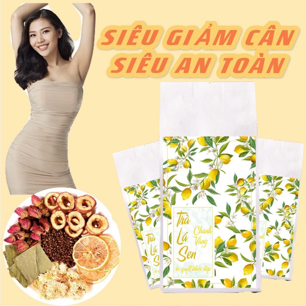 Trà Sen Hương Chanh, Trà Sen Túi Lọc Hỗ Trợ Giảm Cân, Tăng Cường Miễn Dịch